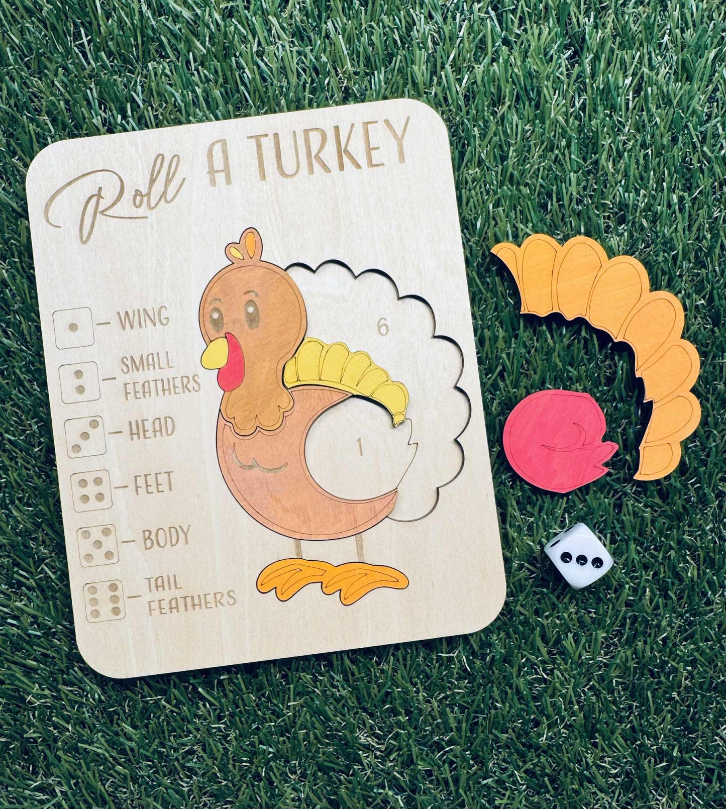 Roll-A-Turkey Game