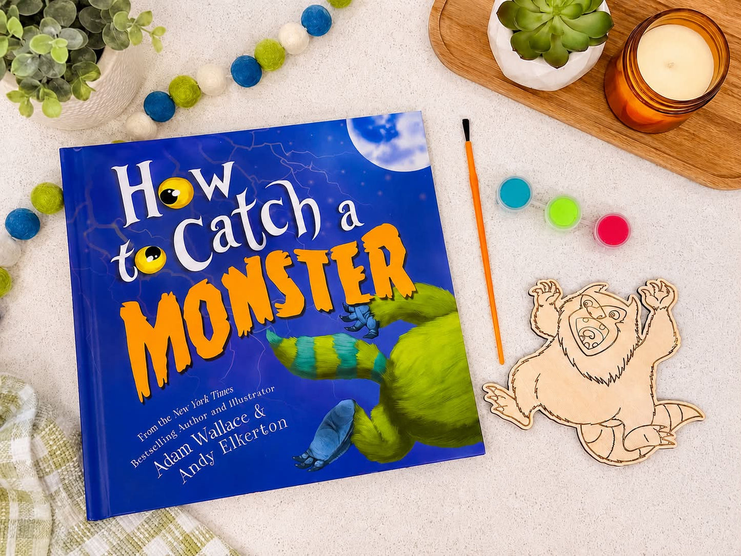How To Catch A Monster Book & DIY Paint Kit Bundle
