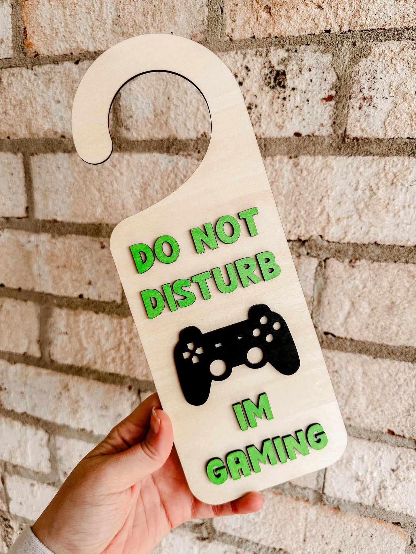 Do Not Disturb – I'm Gaming Door Hanger Sign