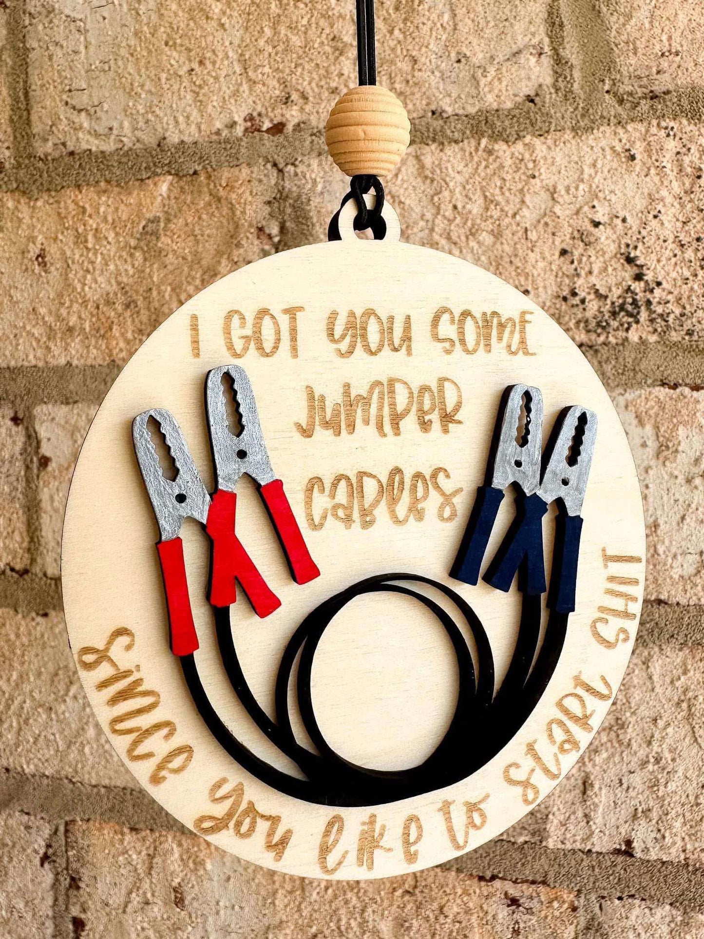 I Got You Some Jumper Cables Car Charm