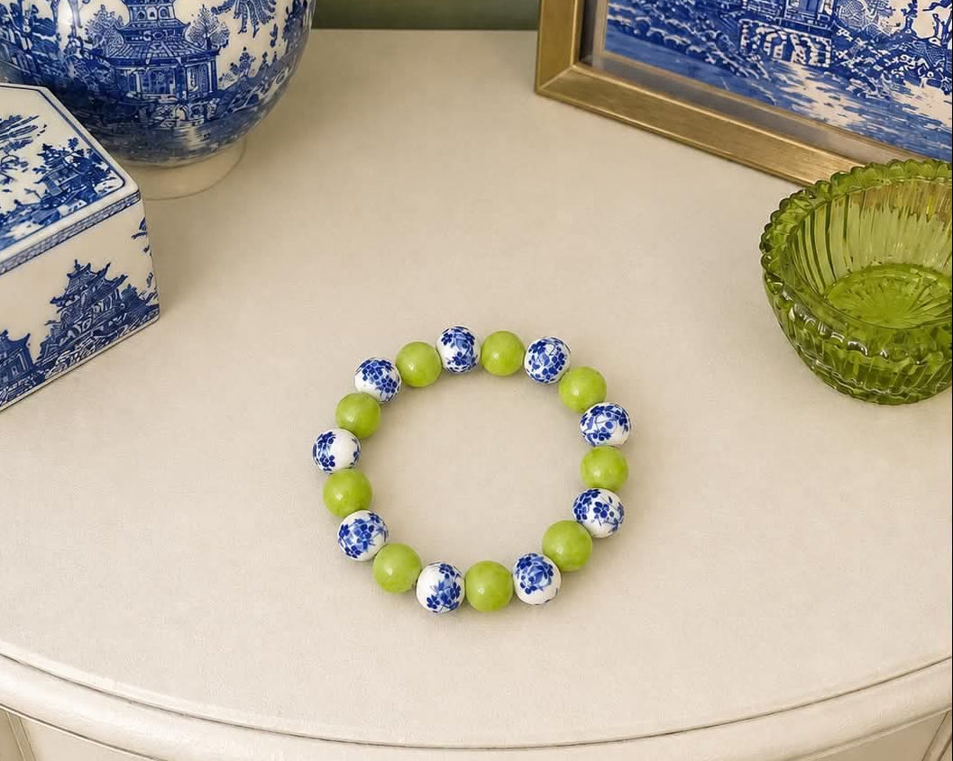 Porcelain Petals Bracelet-Big Kid/Adult