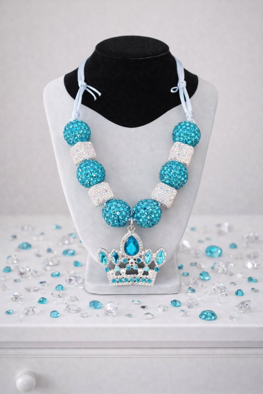 Princess Crown Bubblegum Necklace