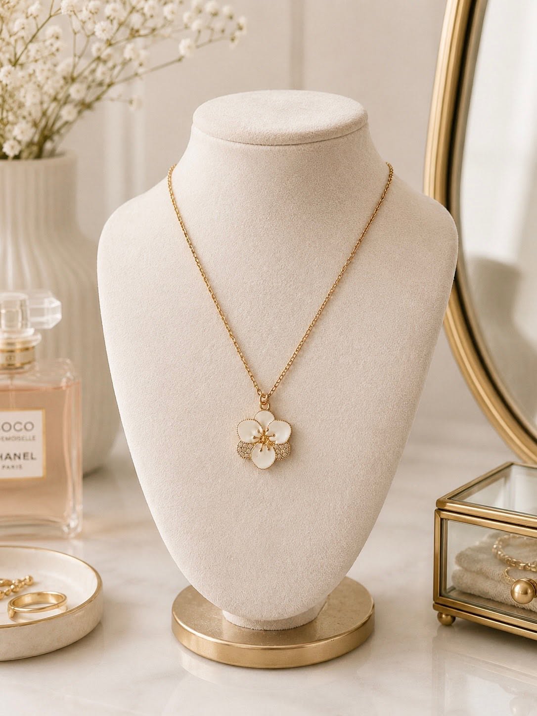 Floral Pendant Necklace