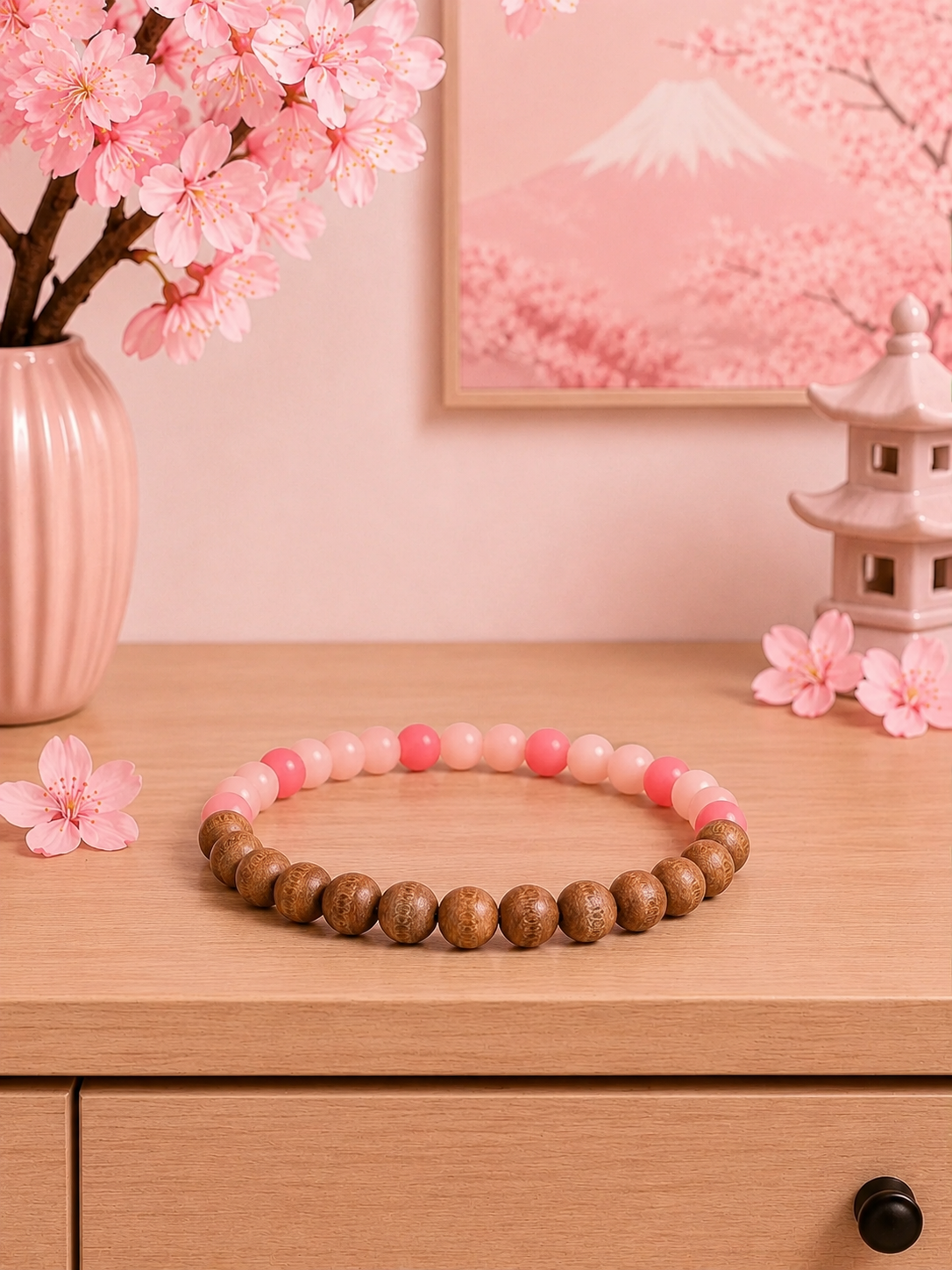 Aurora's Collection-Cherry Blossum Bracelet-Adult