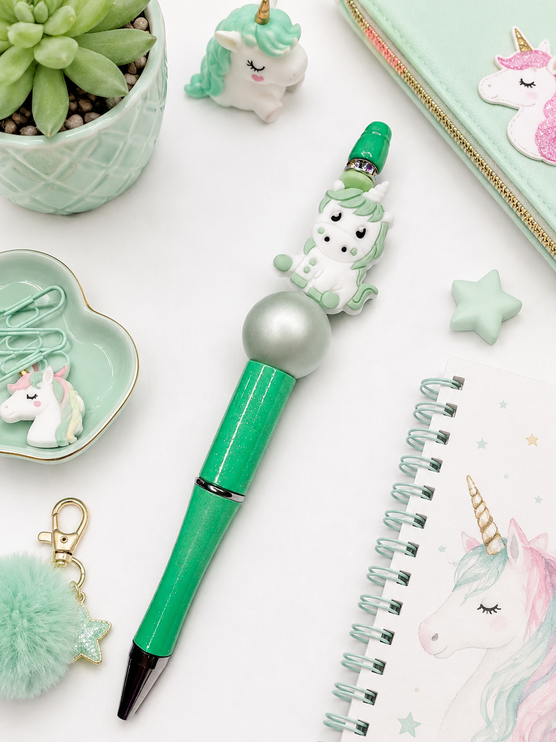 Minty Unicorn Pen