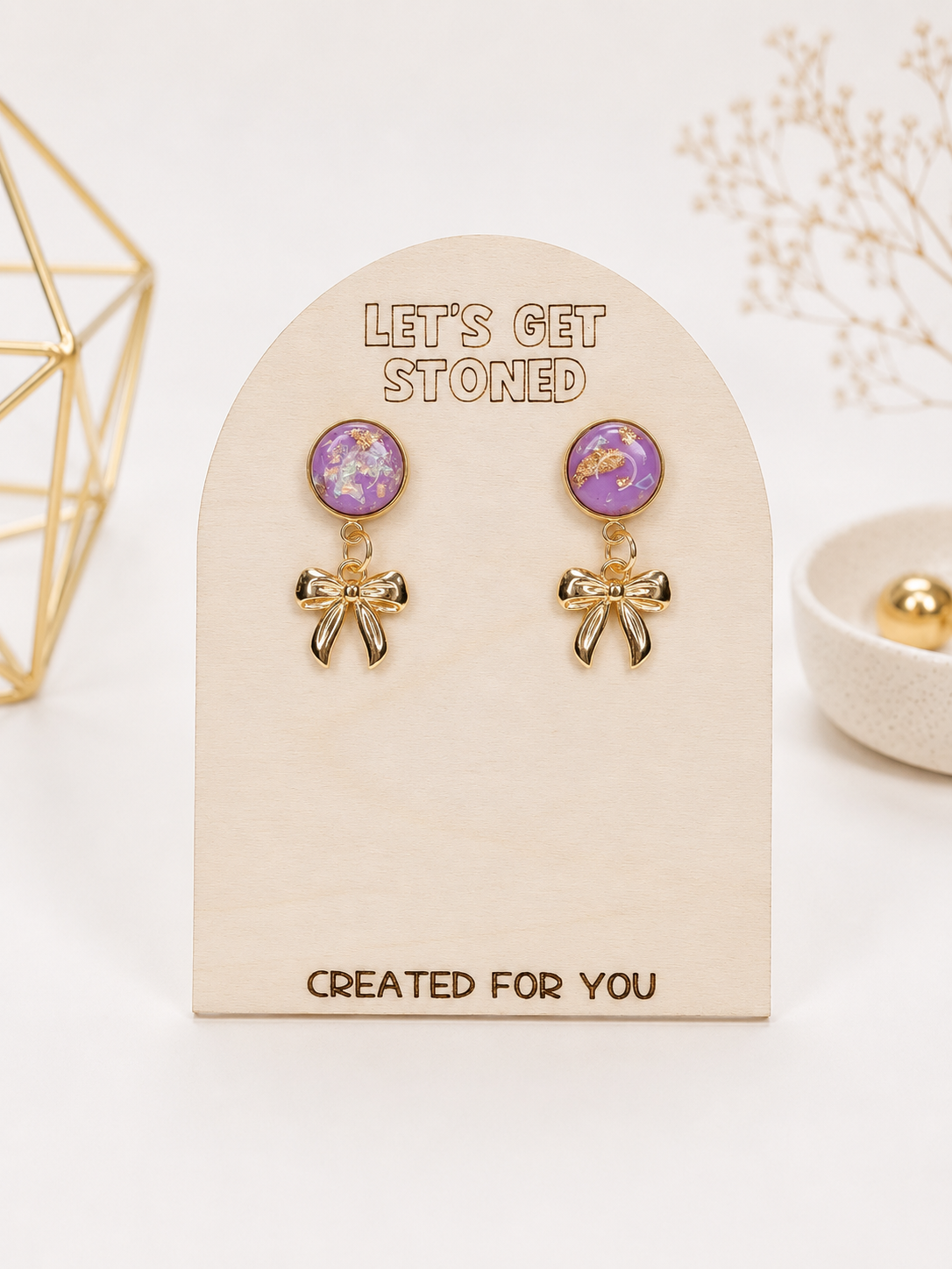 Victorian Coquette Druzy Dangles