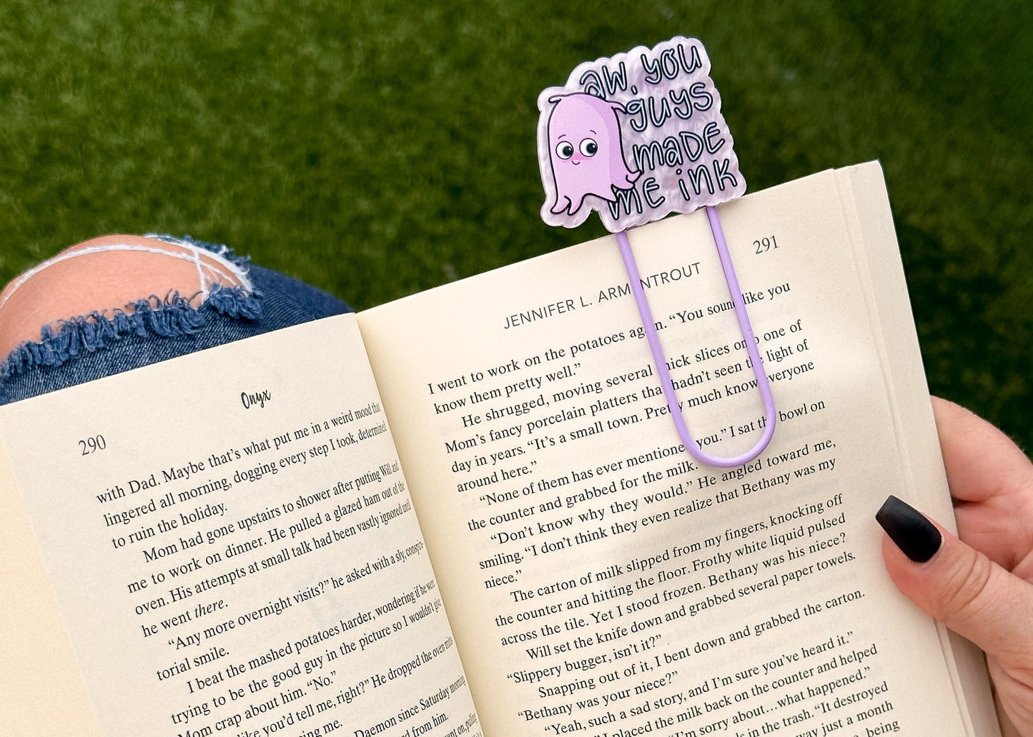 Aw, You Guys Made Me Ink Jumbo Paperclip/Bookmark