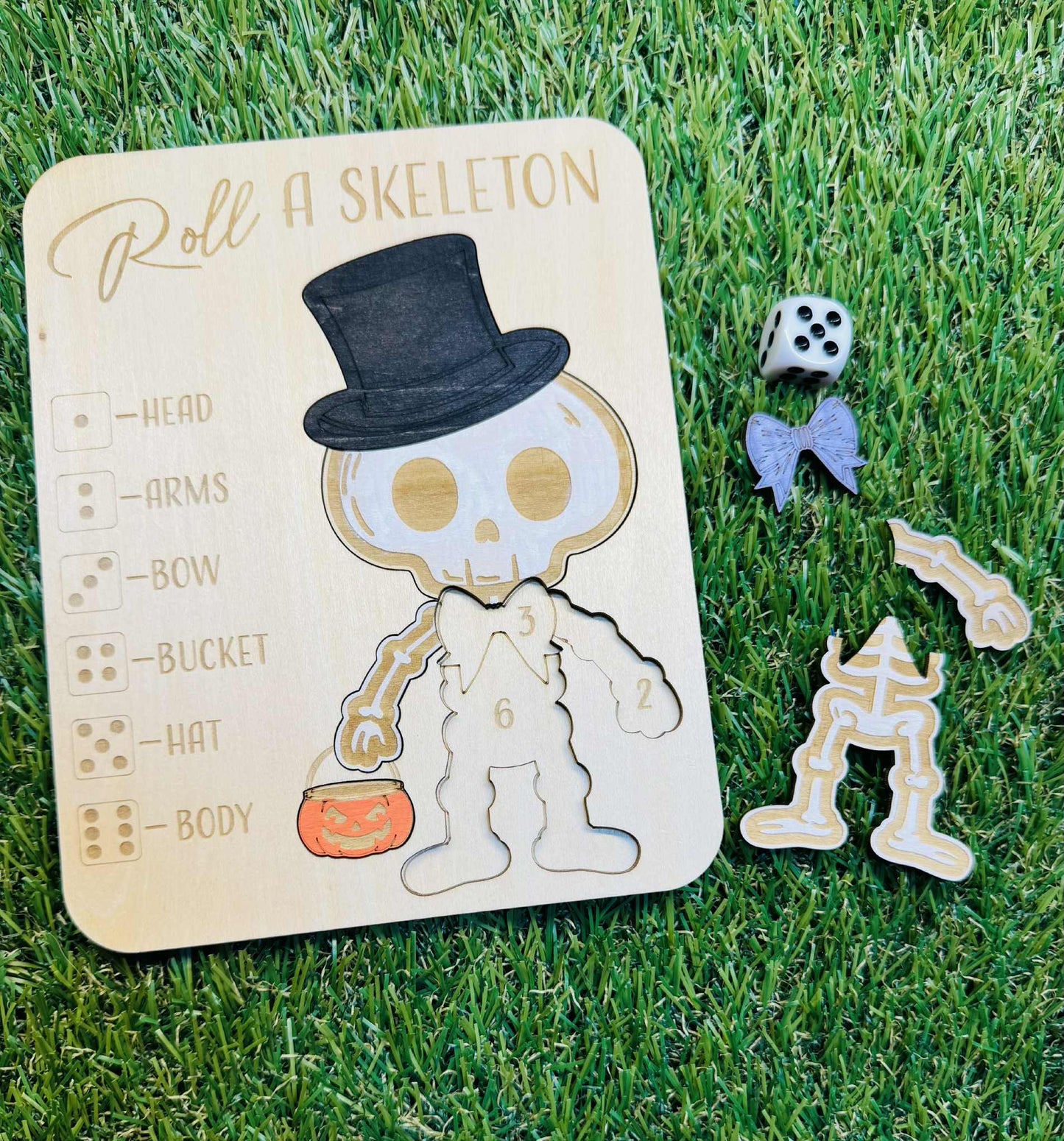 Roll-A-Skeleton Game