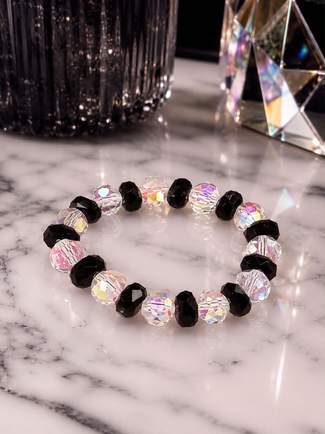 Black And White Party Bracelet