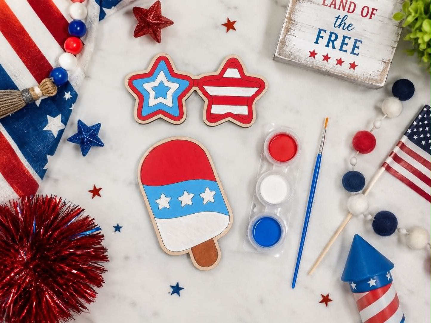 Patriotic DIY Paint Kit Set