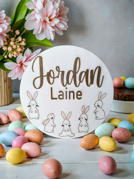 Flat Lay Name Announcement