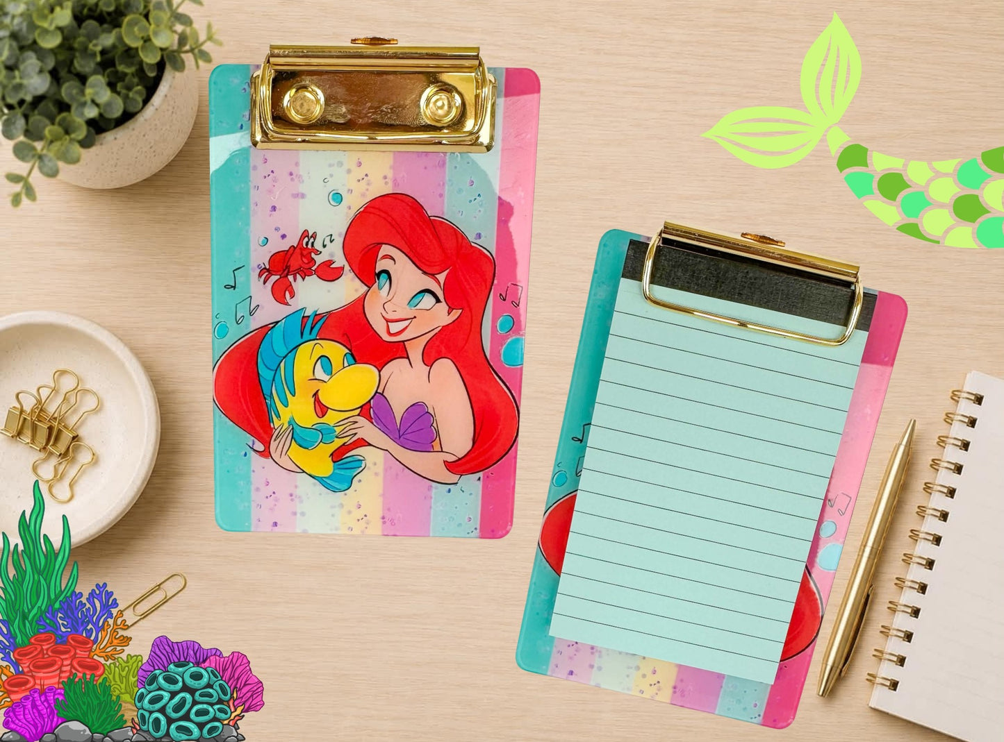 Under The Sea Clipboard with Notepad