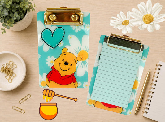 Pooh Clipboard with Notepad