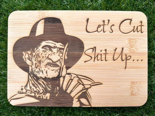 Let's Cut Shit Up Mini Cutting Board