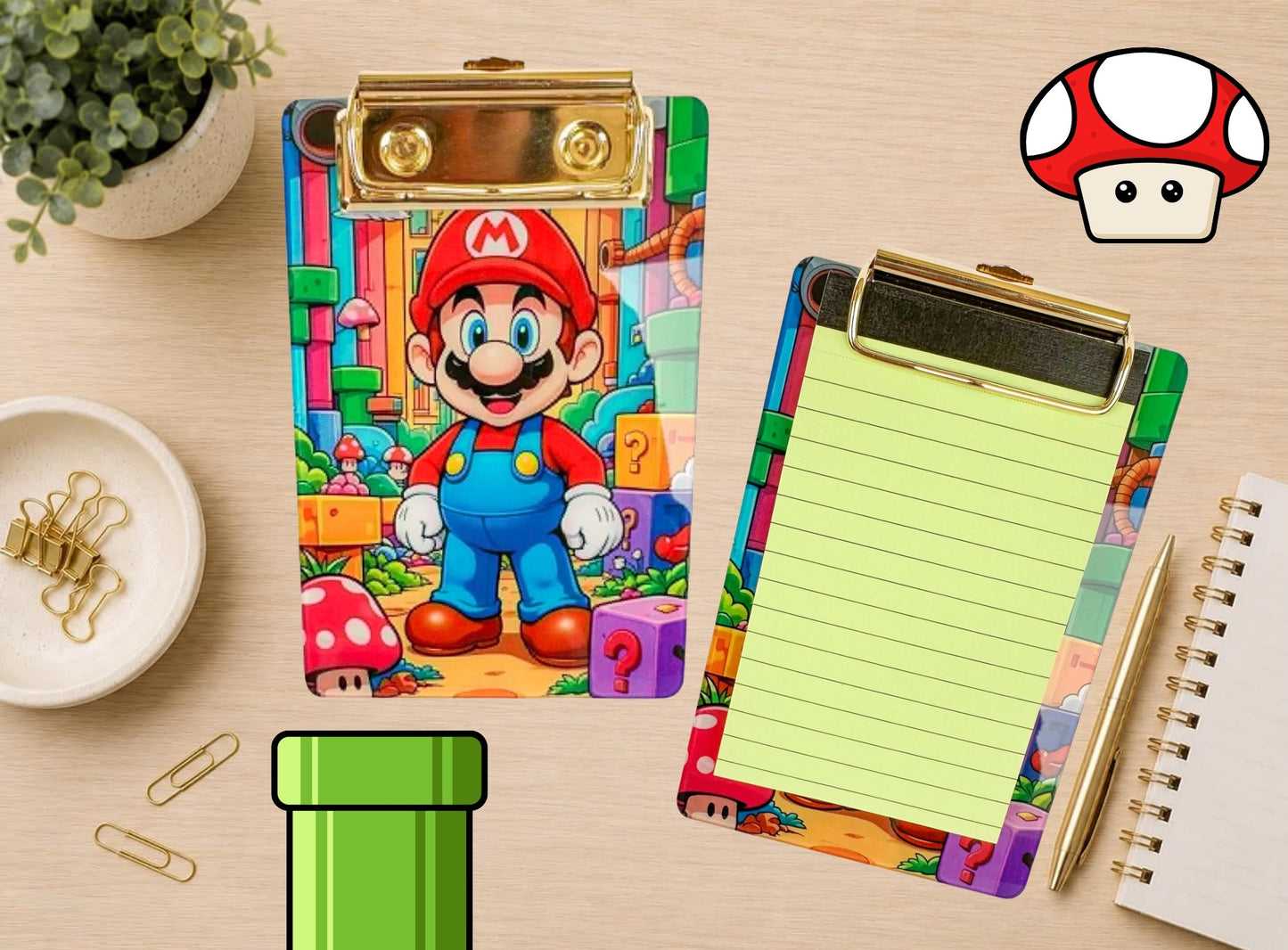 Mario Clipboard with Notepad