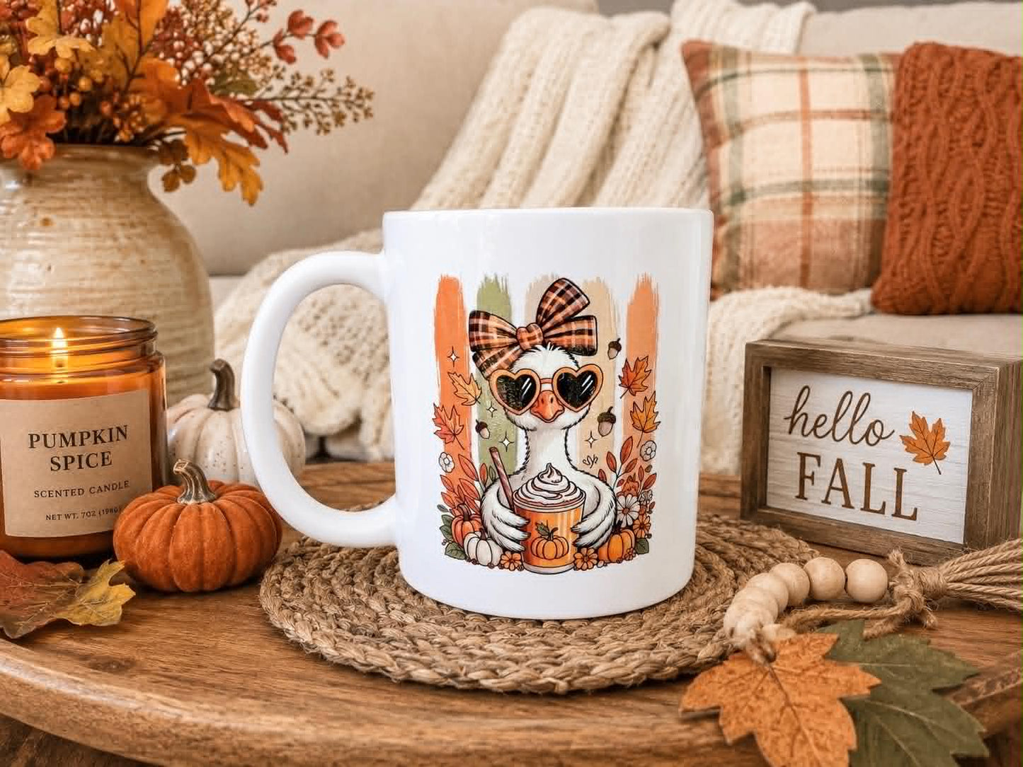 Fall Goose Coffee Mug
