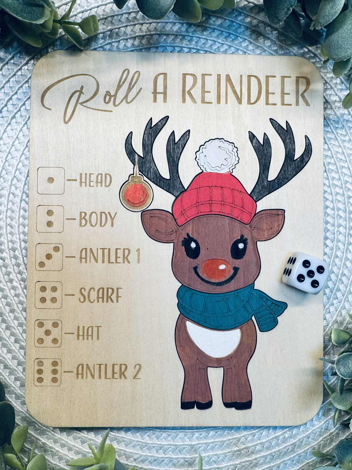 Roll-A-Reindeer Game
