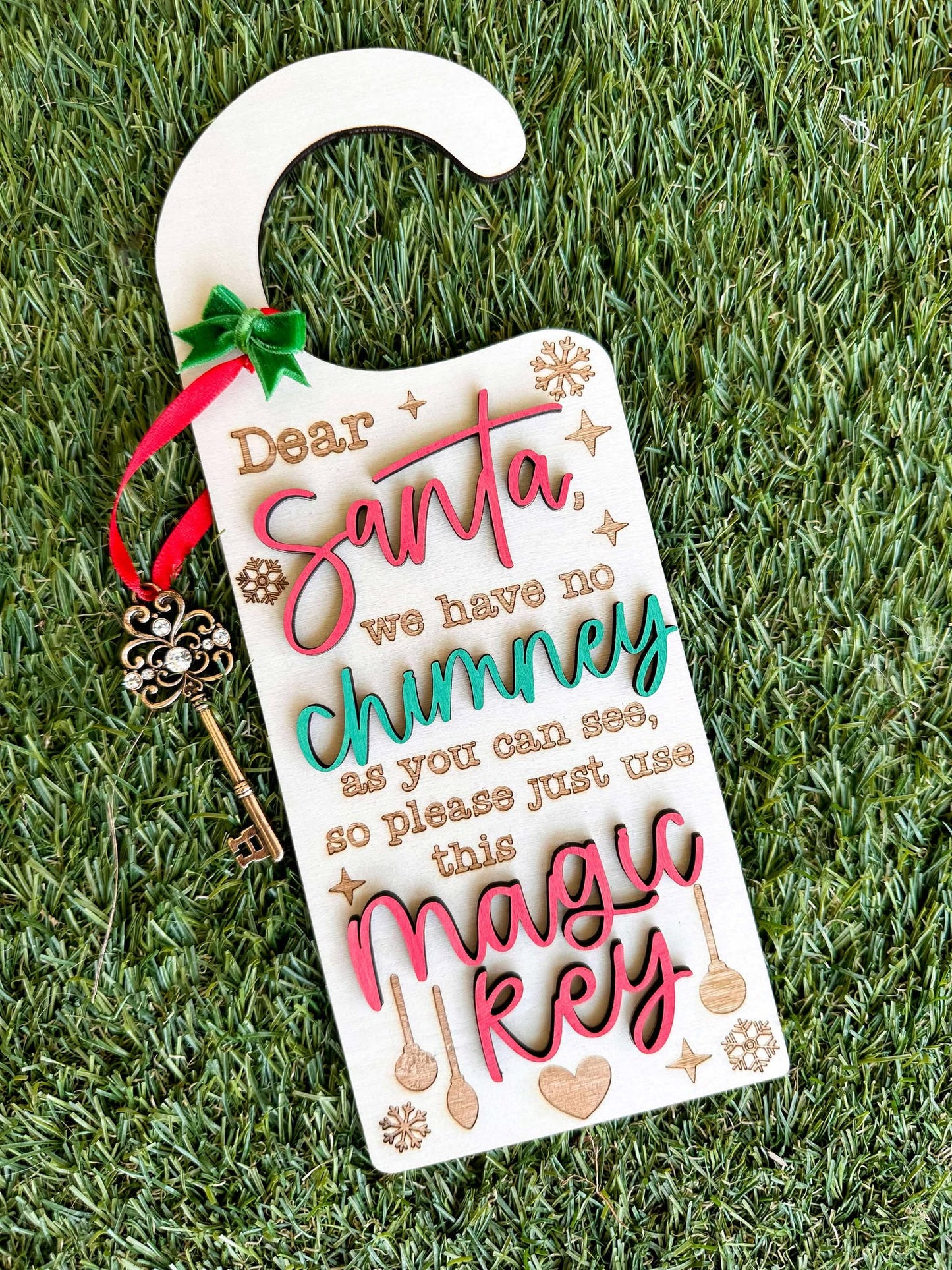 Santa Doorknob Sign