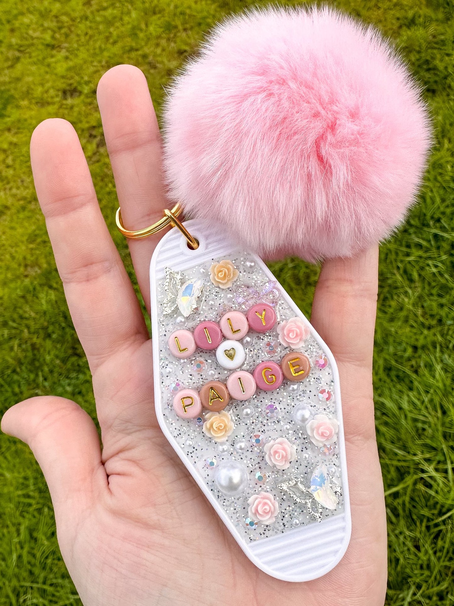 Customized Motel Keychain