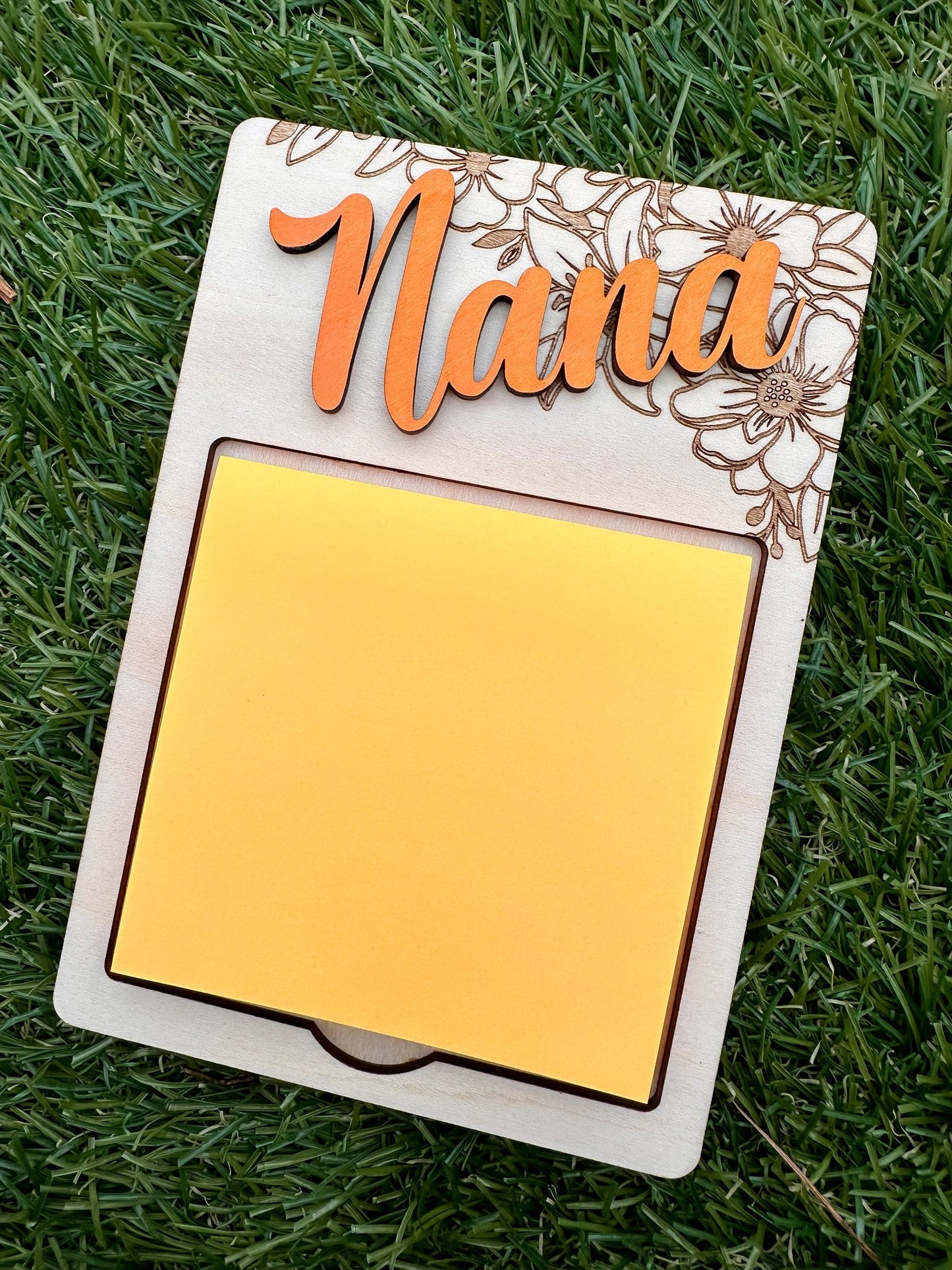 Floral Notepad Holder