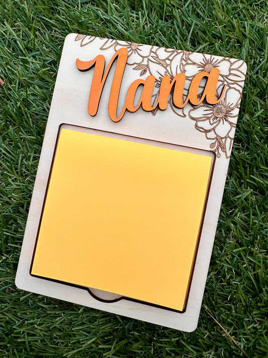 Floral Notepad Holder