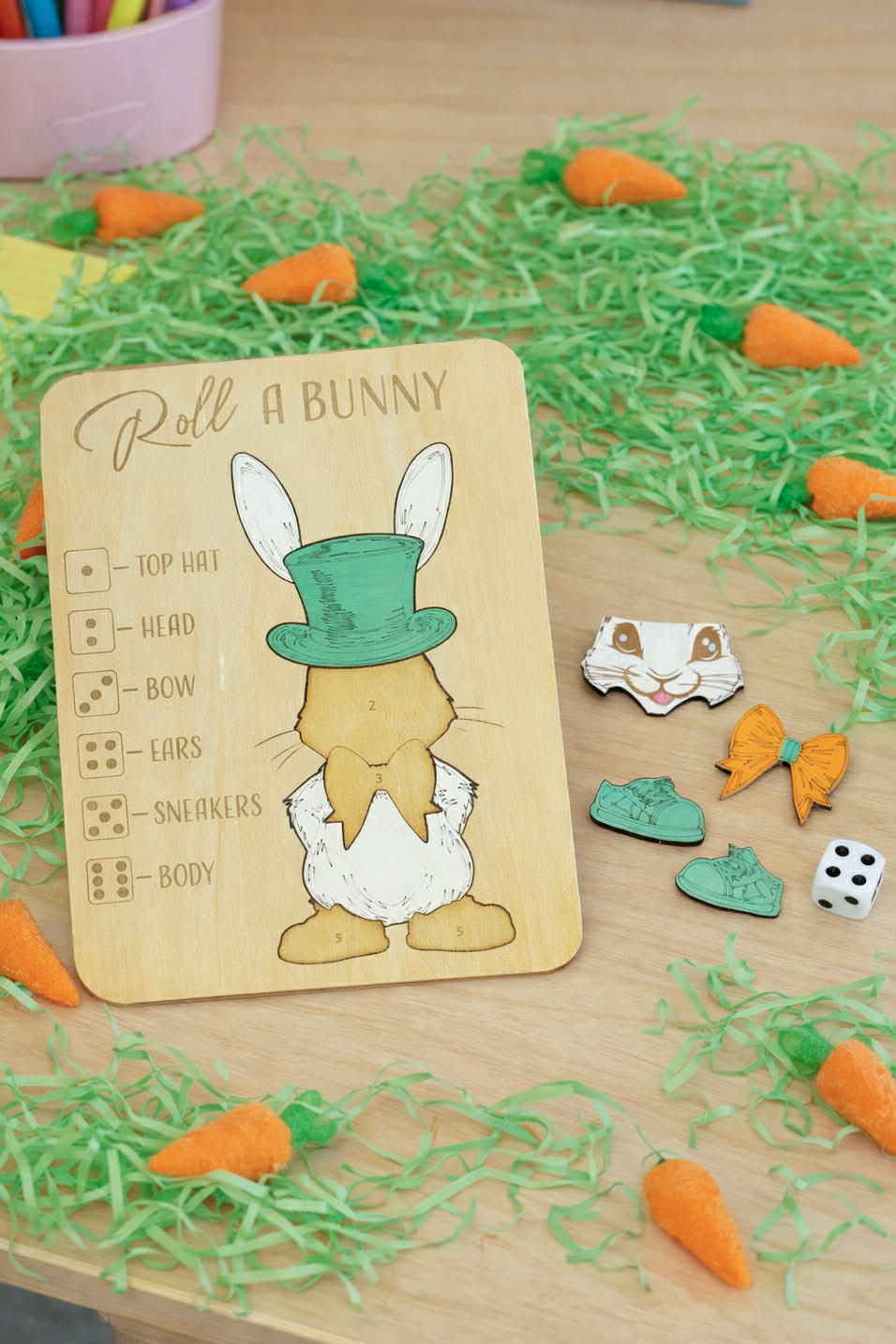 Roll-A-Bunny Game