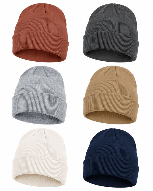Name Engraved Leather Patch Beanie-Boys-Kids/Young Teens