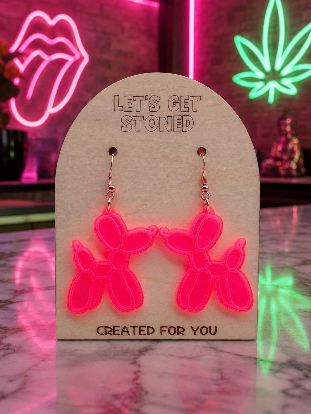 Balloon Dog Earrings