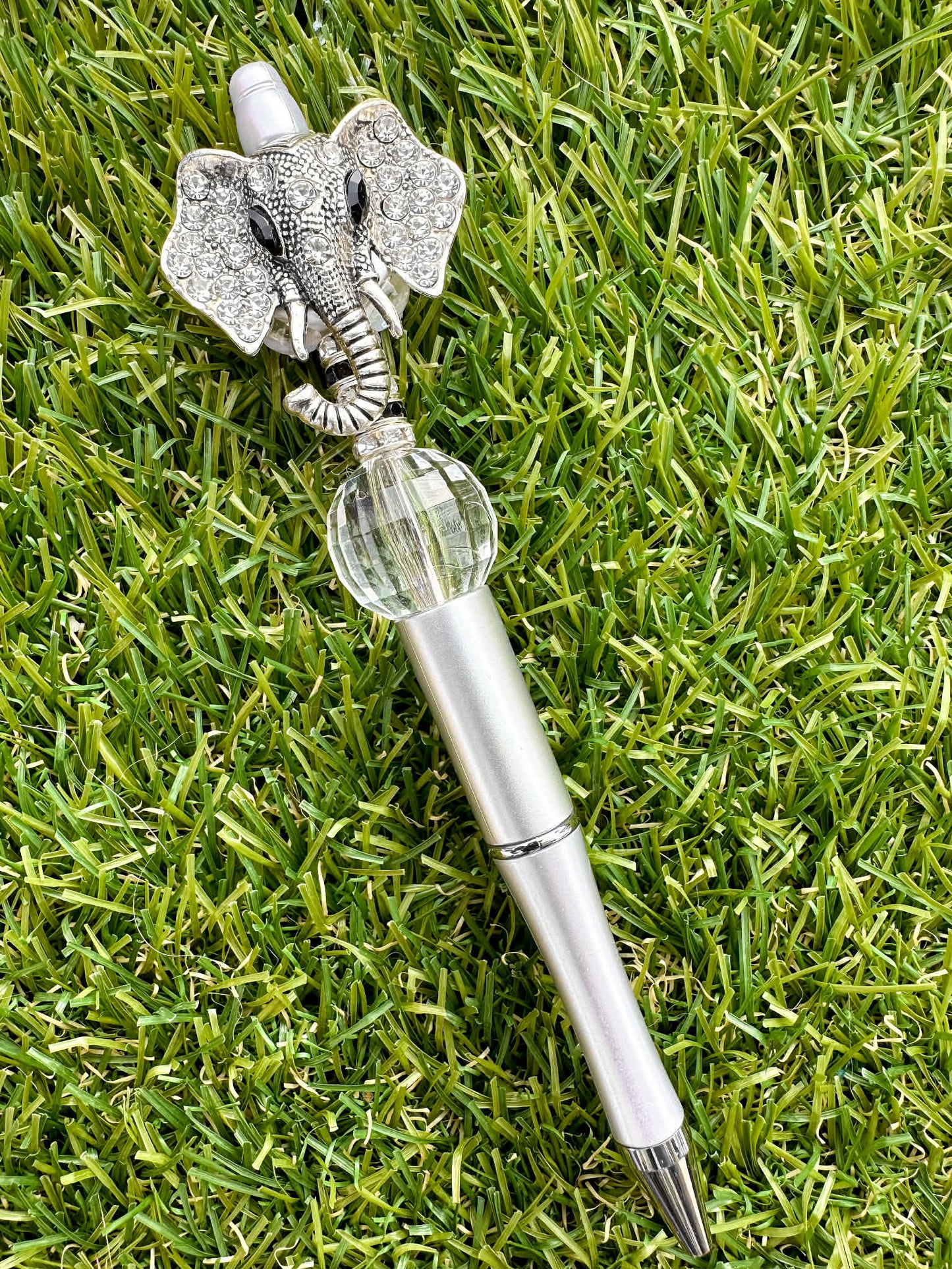 Rhinestone Elephant Pen