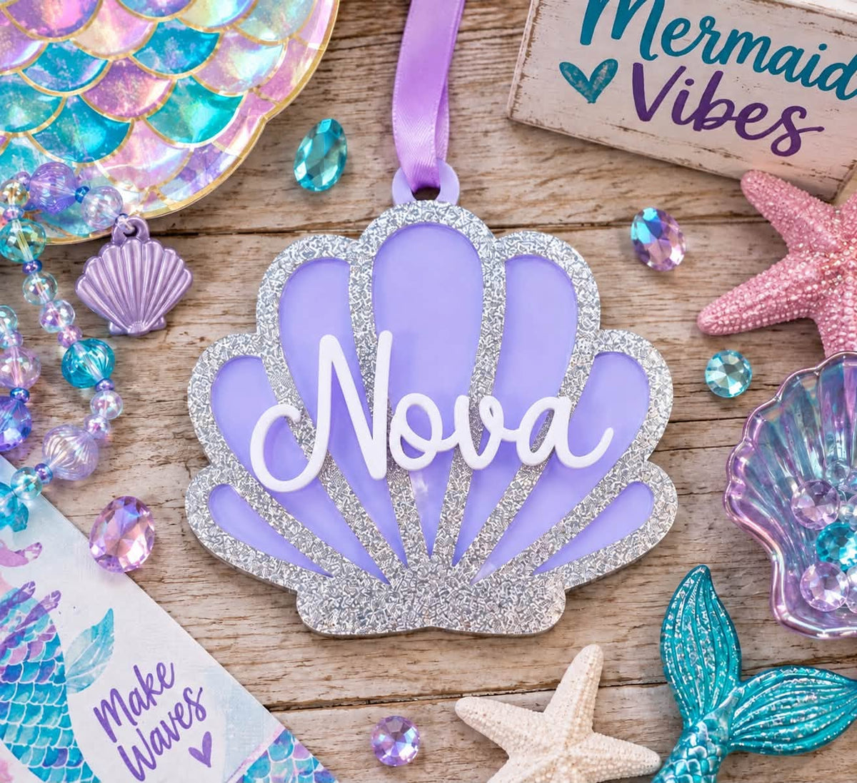 Seashell Name Tag