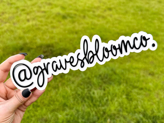 Small Business Flat Lay Watermark Sign