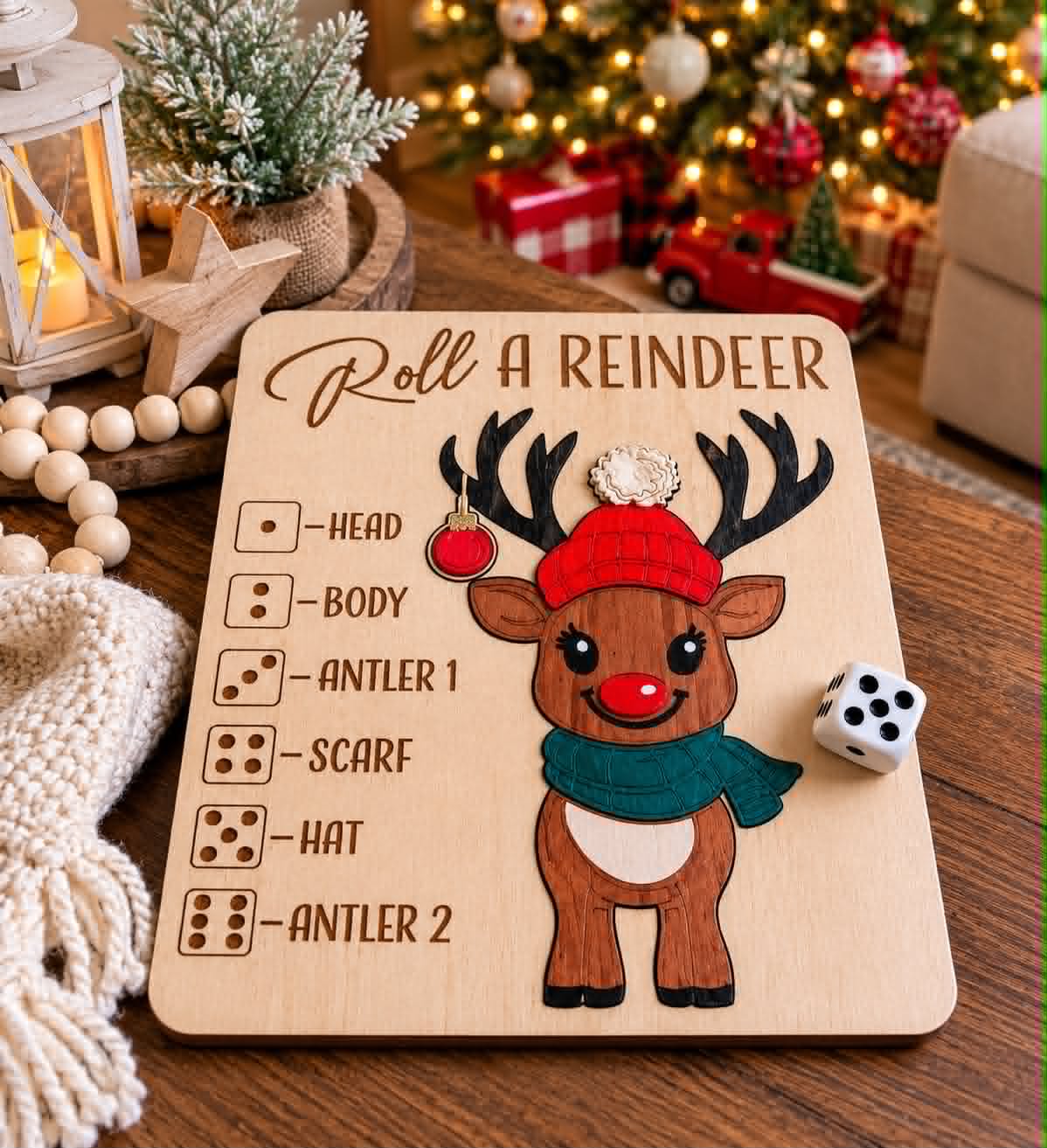 Roll-A-Reindeer Game