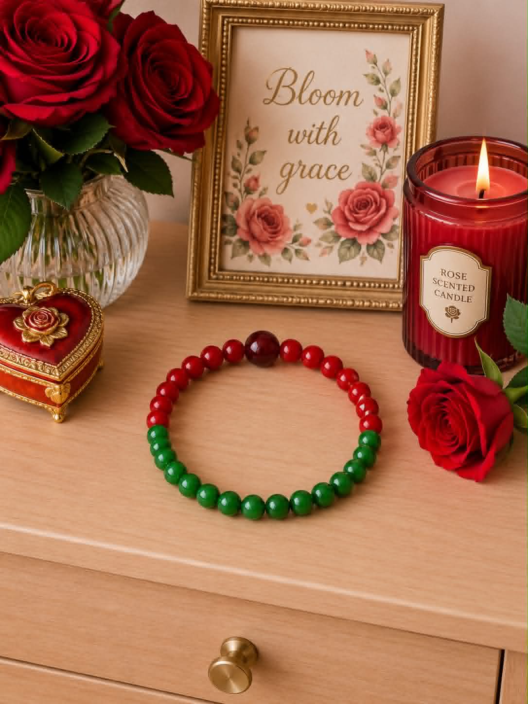 Single Thorned Rose Bracelet-Adult