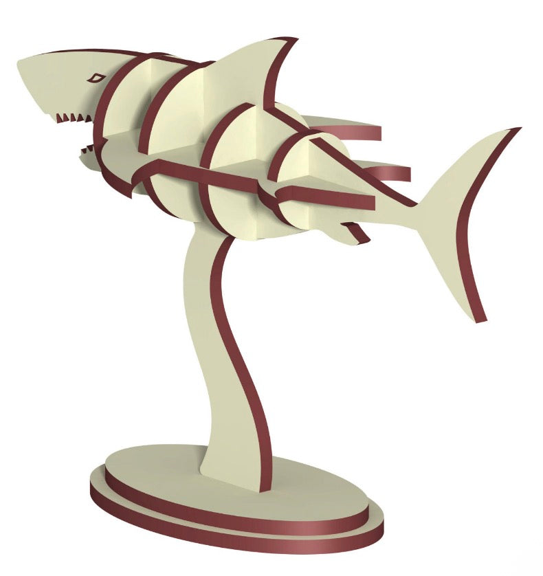 3D Wooden Puzzle-Shark