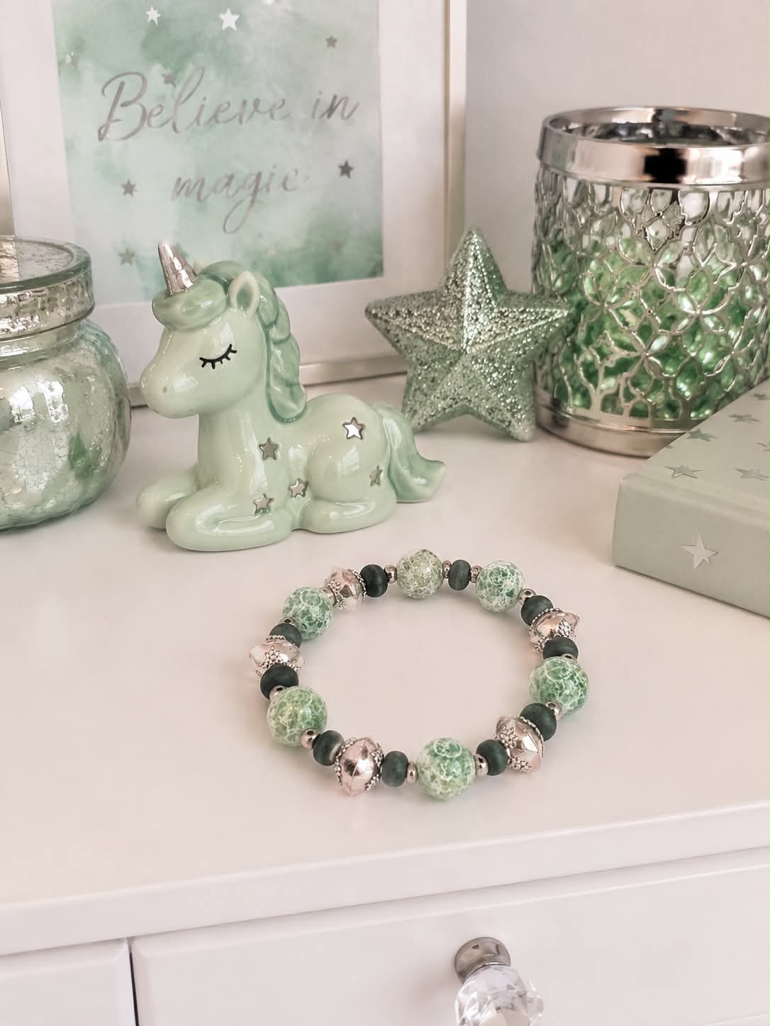 Sage Blossom Bracelet-Little Kid