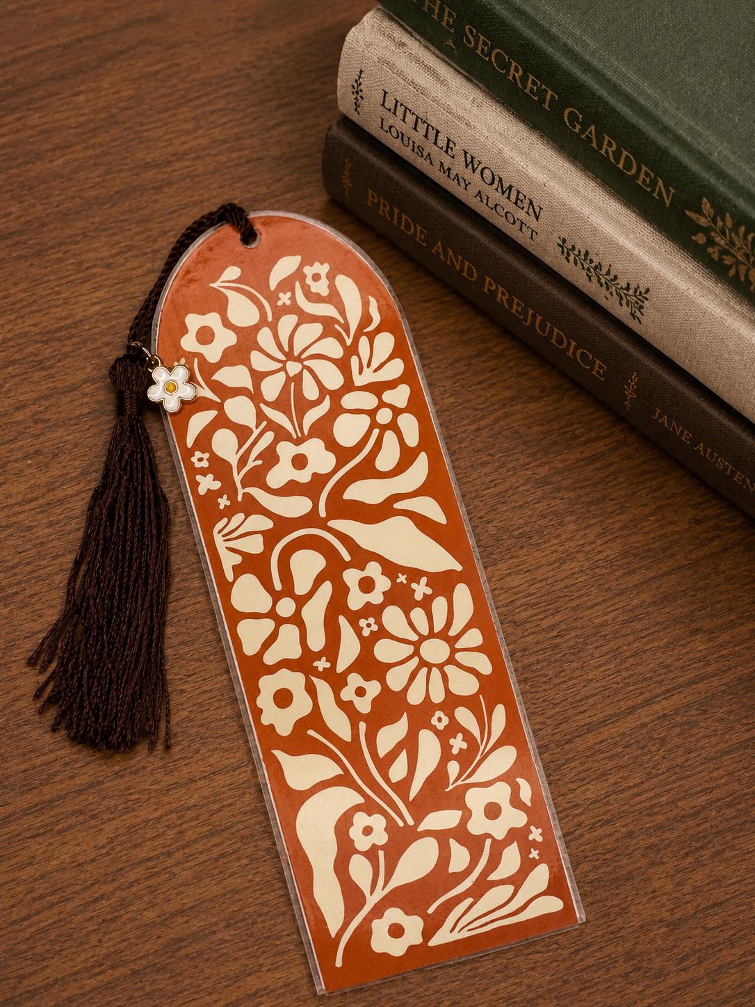 Muted Floral Bookmark