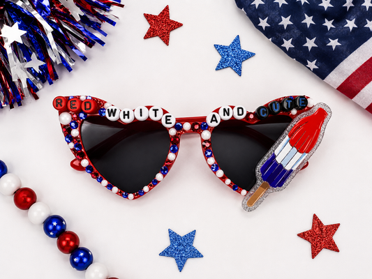Red White And Cute Sunnies