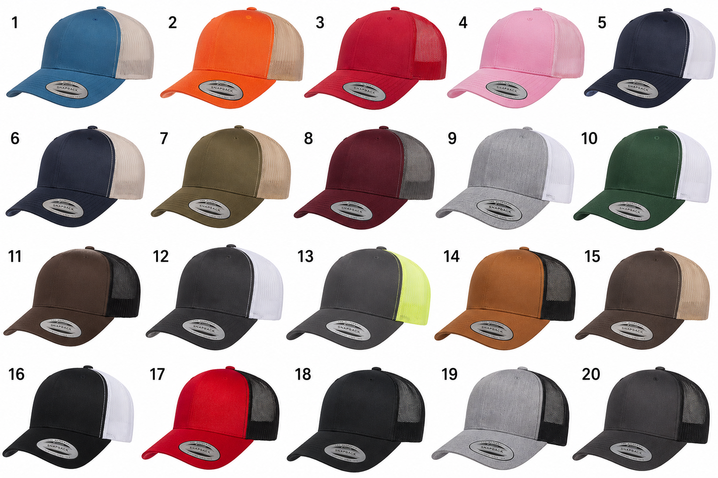 Men's Leather Engraved Patch Trucker Hat