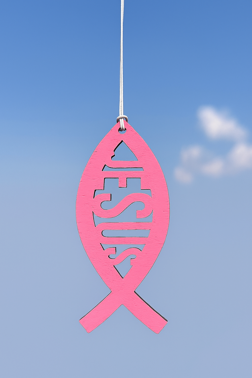 Jesus Fish Car Charm