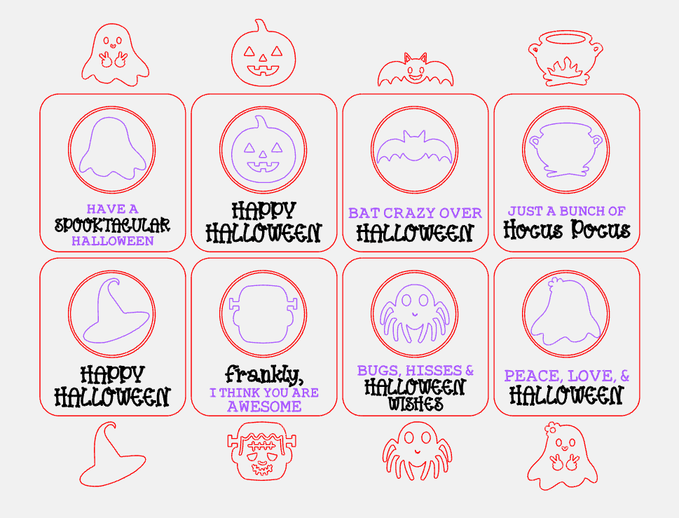 Halloween Playdo Stamps