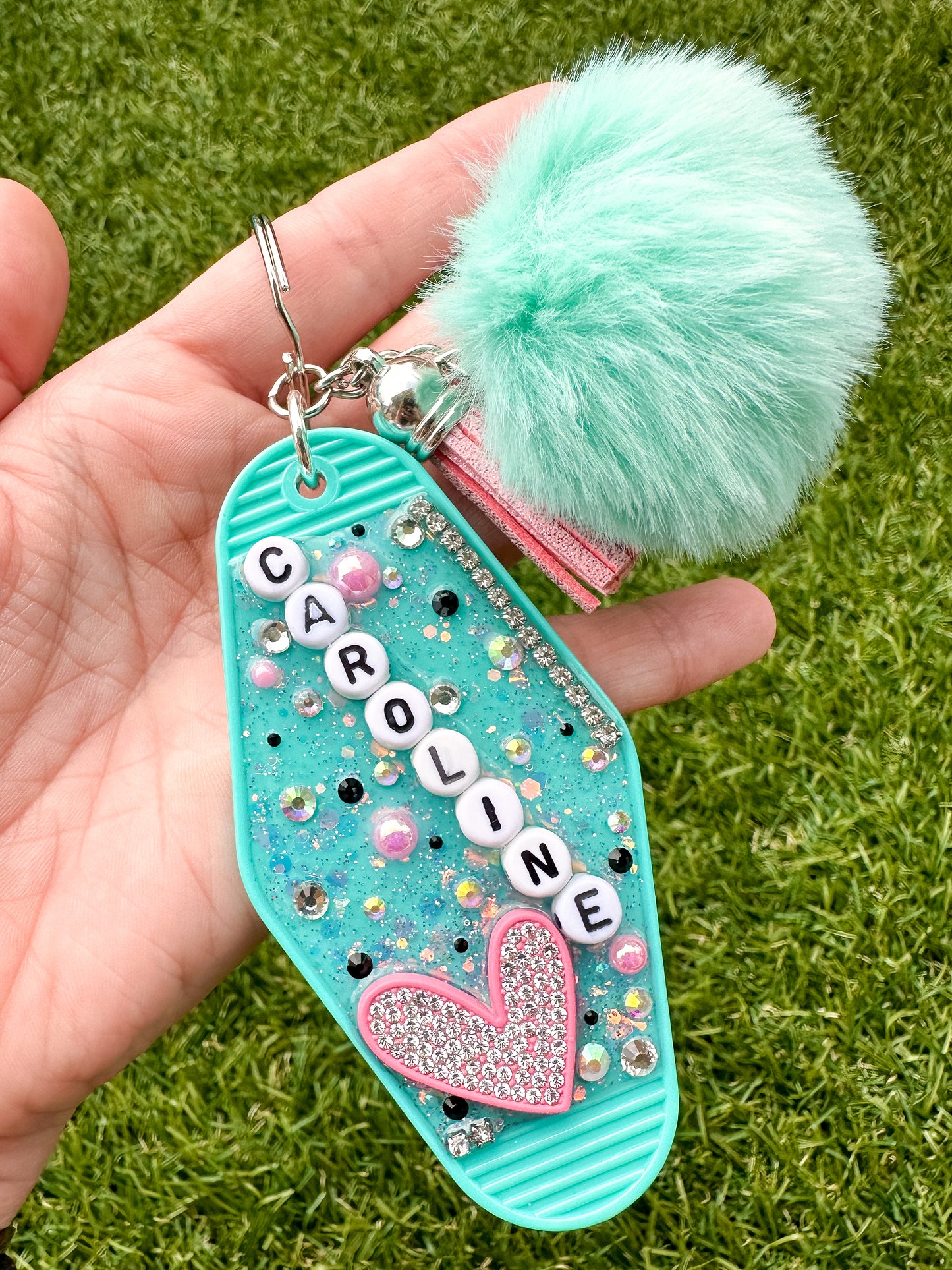 Customized Motel Keychain