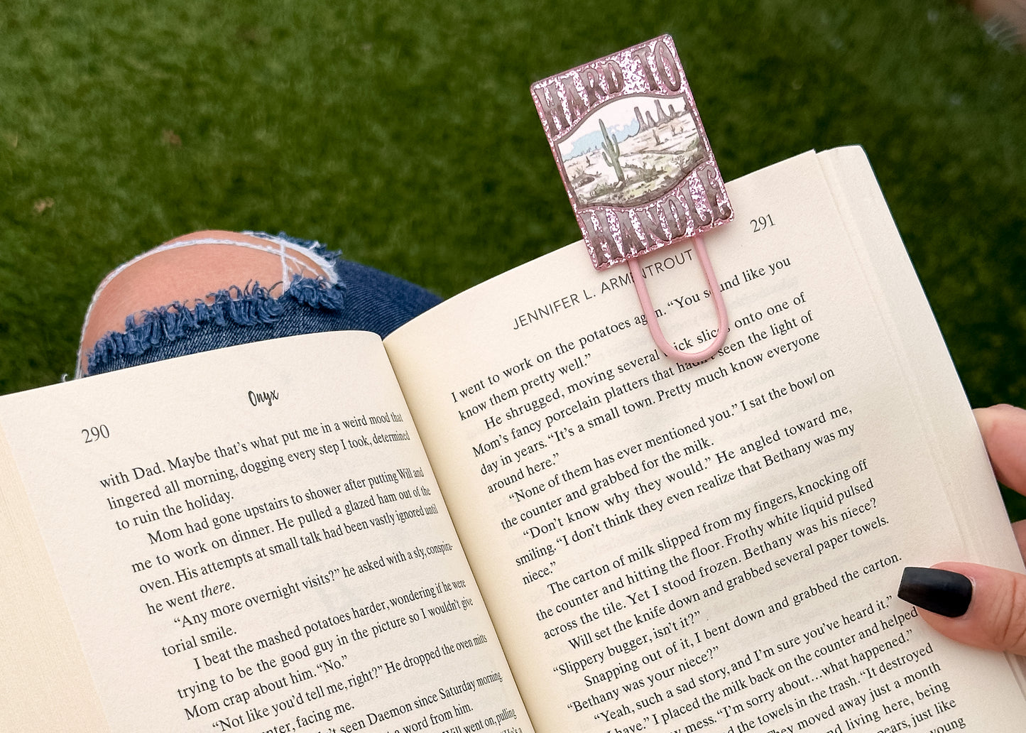 Hard To Handle Jumbo Paperclip/Bookmark