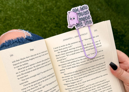 Aw, You Guys Made Me Ink Jumbo Paperclip/Bookmark