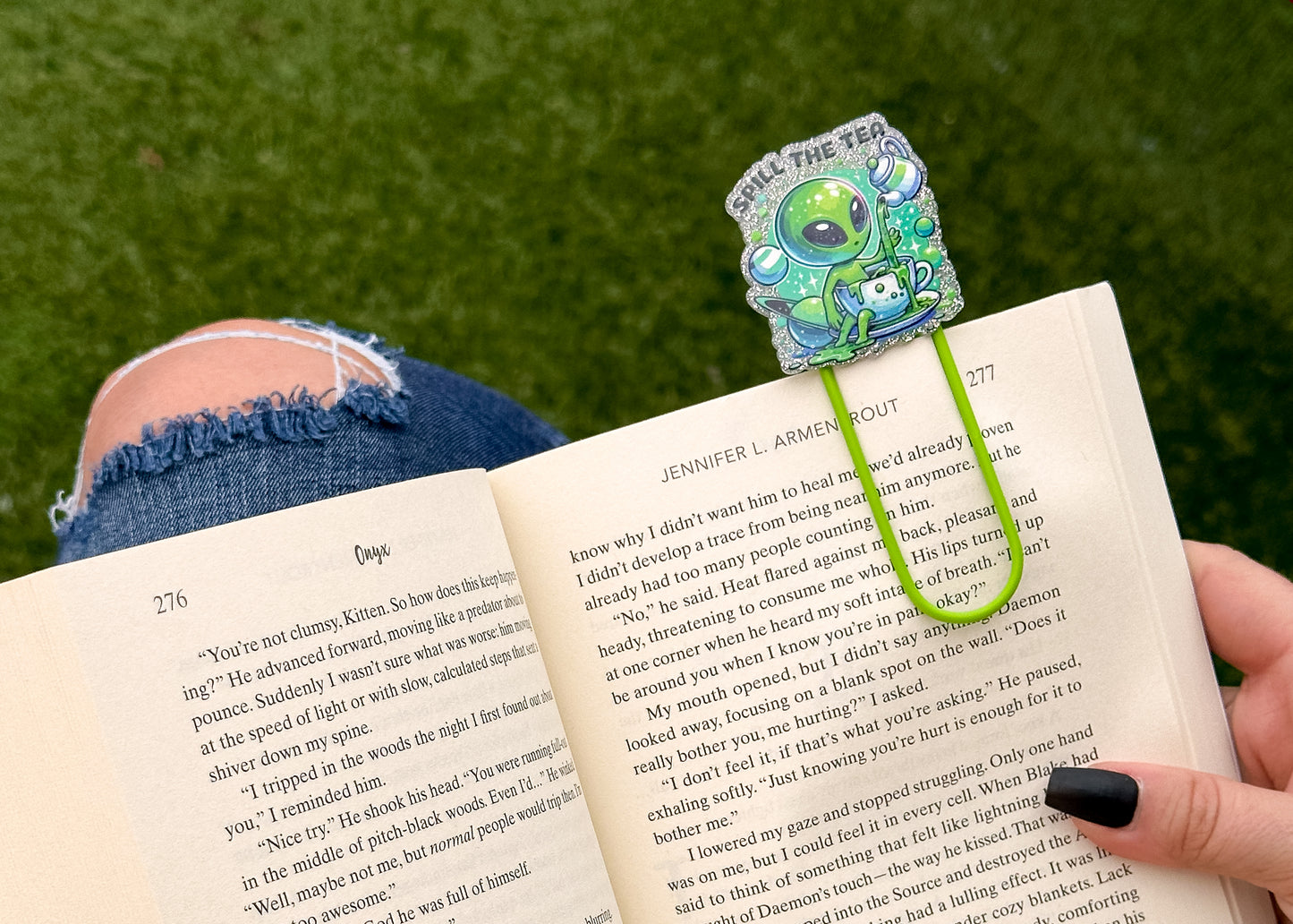 Spill The Tea Jumbo Paperclip/Bookmark