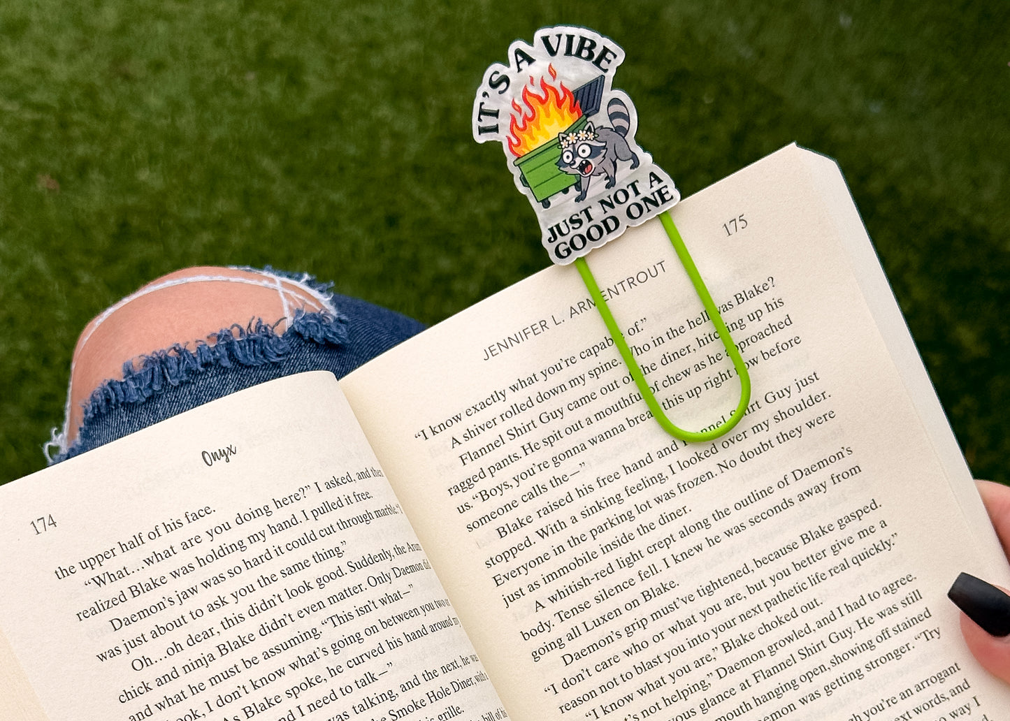 It's A Vibe Just Not A Good One Jumbo Paperclip/Bookmark