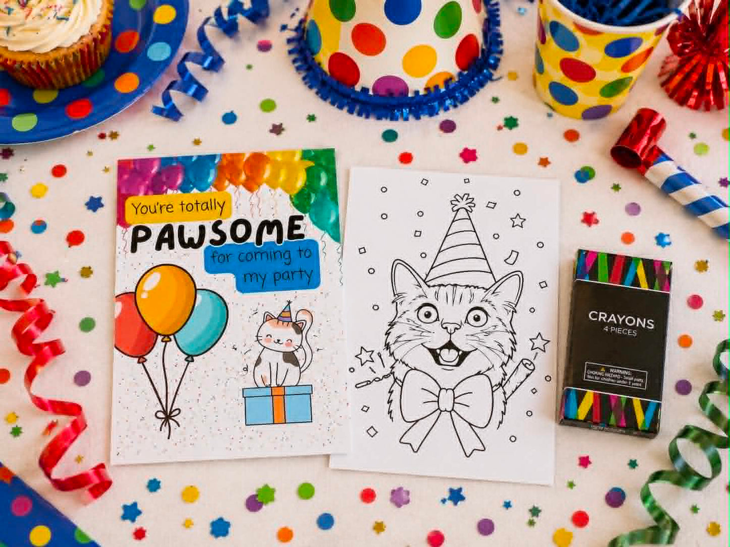 Custom Coloring Sheet Set