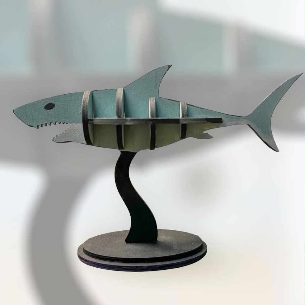 3D Wooden Puzzle-Shark