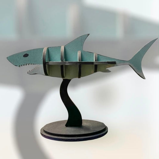 3D Wooden Puzzle-Shark