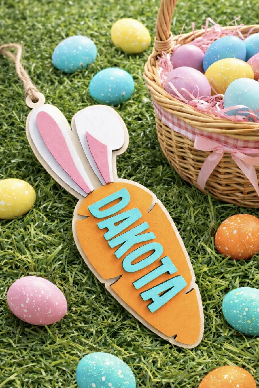 Carrot Easter Tag