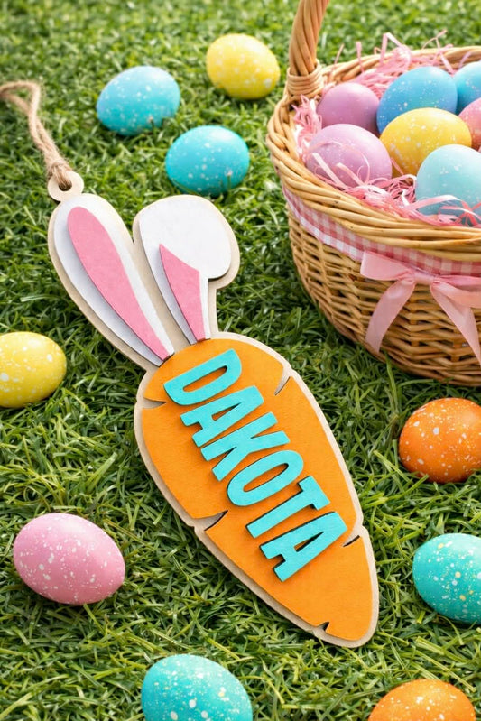 Carrot Easter Tag